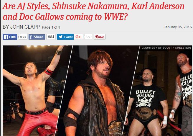 New Japan to WWE