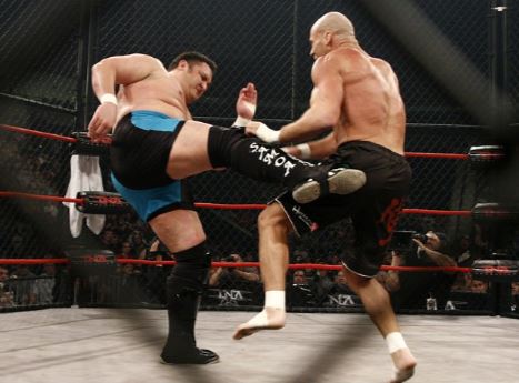 Samoa Joe vs Kurt Angle